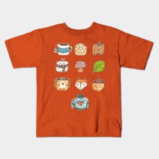 Cute Pack of Autumn Things Kids T-Shirt